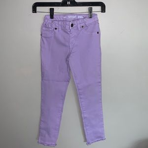 Cat & Jack lavender jeggings (size 6)